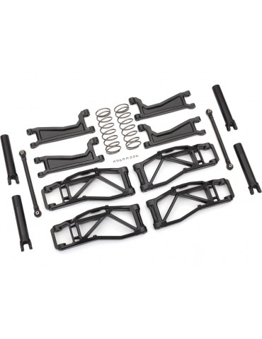 Traxxas Suspension kit, WideMaxx, black