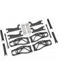Traxxas Suspension kit, WideMaxx, black