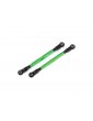 Traxxas Toe links, Wide Maxx (TUBES 6061-T6 aluminum (green-anodized))