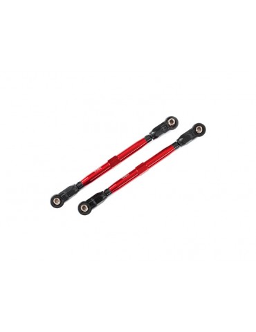 Traxxas Toe links, Wide Maxx (TUBES 6061-T6 aluminum (red-anodized))