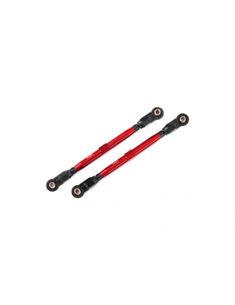 Traxxas Toe links, Wide Maxx (TUBES 6061-T6 aluminum (red-anodized))