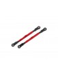 Traxxas Toe links, Wide Maxx (TUBES 6061-T6 aluminum (red-anodized))
