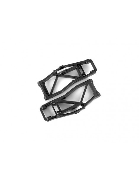 Traxxas Suspension arms, lower, black (2) (for WideMaxx)