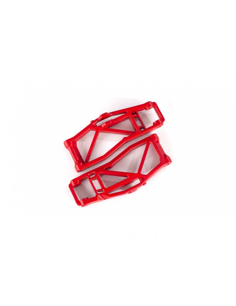 Traxxas Suspension arms, lower, red (2) (for WideMaxx)