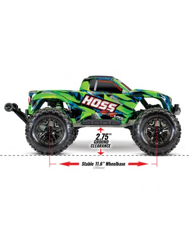 Traxxas Hoss 1:10 VXL 4WD TQi RTR Solar Flare