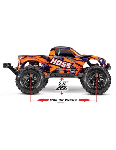 Traxxas Hoss 1:10 VXL 4WD TQi RTR Solar Flare