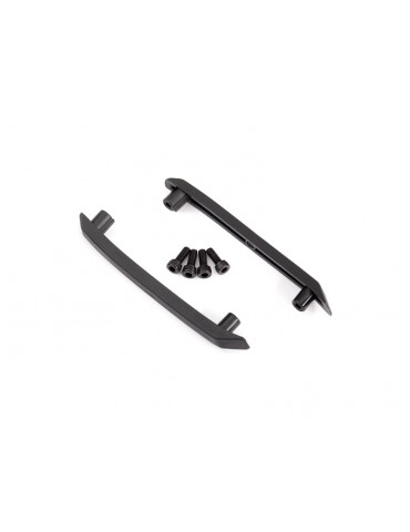 Traxxas Skid plate, roof (body) (black) (left & right) (4)