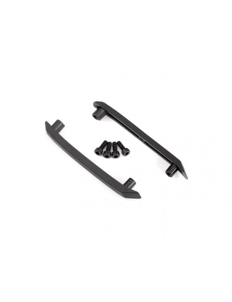 Traxxas Skid plate, roof (body) (black) (left & right) (4)