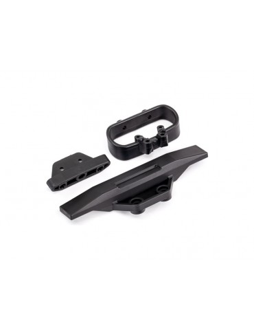 Traxxas Bumper, rear/ bumper mount, rear/ bumper support, rear