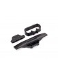 Traxxas Bumper, rear/ bumper mount, rear/ bumper support, rear