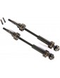 Traxxas Driveshafts, front, steel-spline CV (complete assembly) (2)