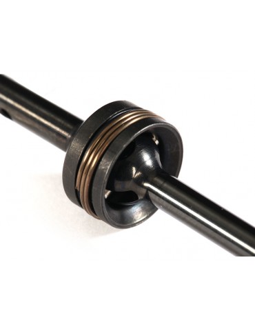 Traxxas Driveshafts, front, steel-spline CV (complete assembly) (2)