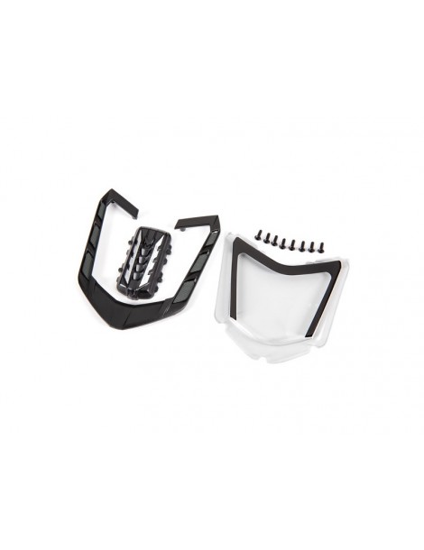 Traxxas Rear window/ rear window retainer/ engine cover