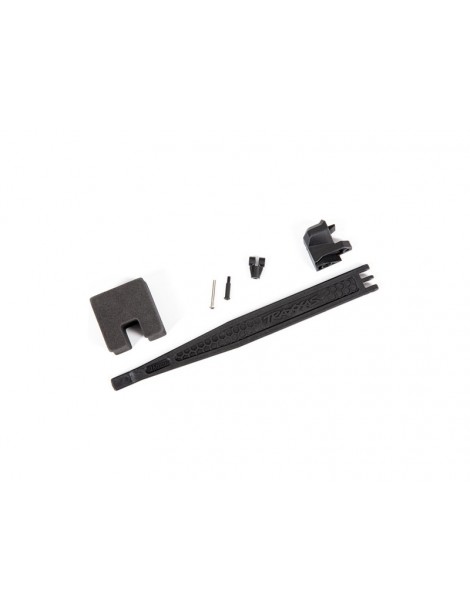 Traxxas Battery hold-down/ battery clip/ hold-down post/ screw pin/ pivot post screw/ foam spacer
