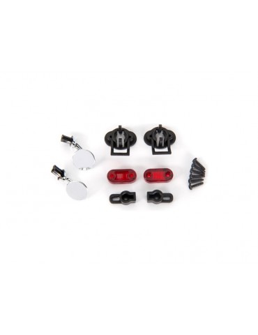Traxxas Side mirrors (left & right)/ tail light lens (2) (fits 9333 or 9335 body)