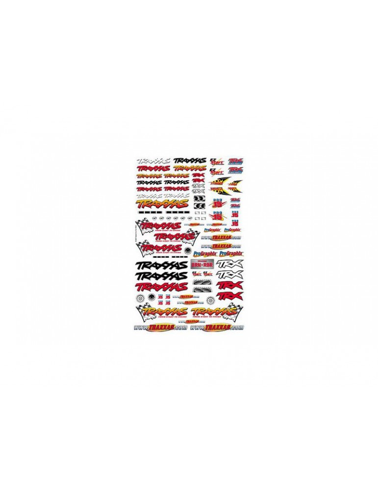 Traxxas Official Team Traxxas racing decal set (flag logo/ 6-color)