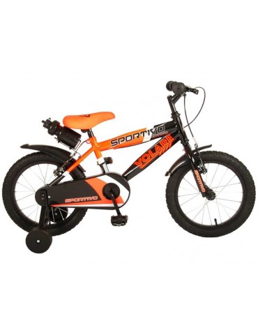 Volare - Children's bike 16" Sportivo Neon Orange Black