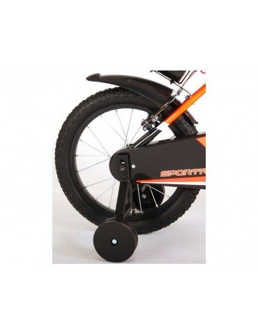 Volare - Children's bike 16" Sportivo Neon Orange Black