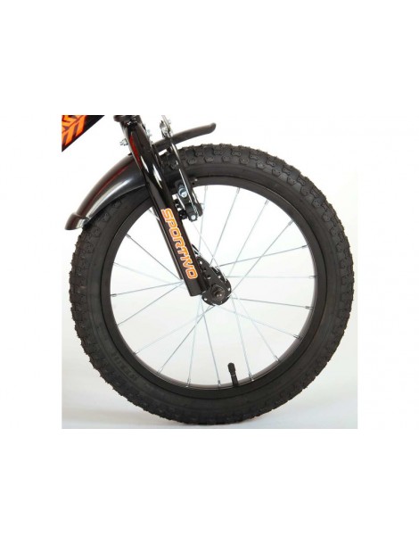 Volare - Children's bike 16" Sportivo Neon Orange Black