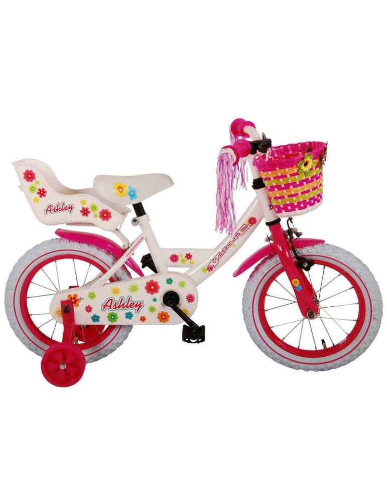Volare - Children's bike 14" Ashley White