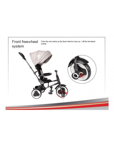 Volare - Children's Tricycle Rito Deluxe Pink