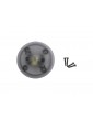 Front Motor LED & Grey Cover - White: 4K
