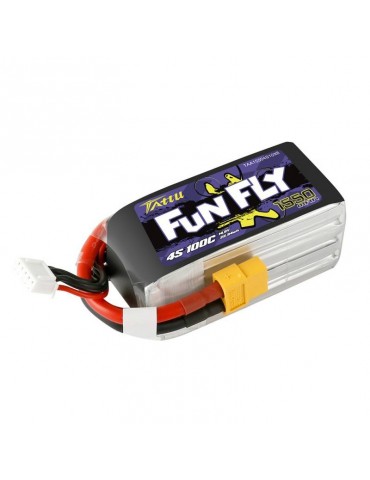 Akumuliatorius Tattu Funfly 1550mAh 14,8V 100C 4S1P