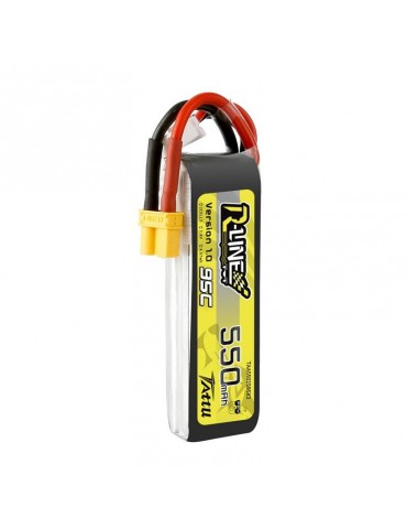 Akumuliatorius Tattu R-Line 550mAh 7.4V 95C 2S1P XT30
