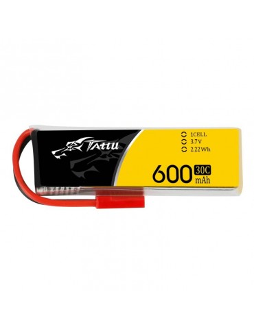 Akumuliatorius Tattu 600mAh 3,7V 30C 1S1P JST