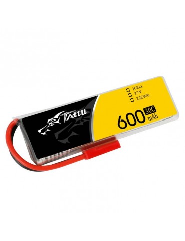 Akumuliatorius Tattu 600mAh 3,7V 30C 1S1P JST