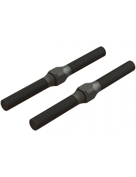 Arrma Steel Turnbuckle M4x48mm Black (2)
