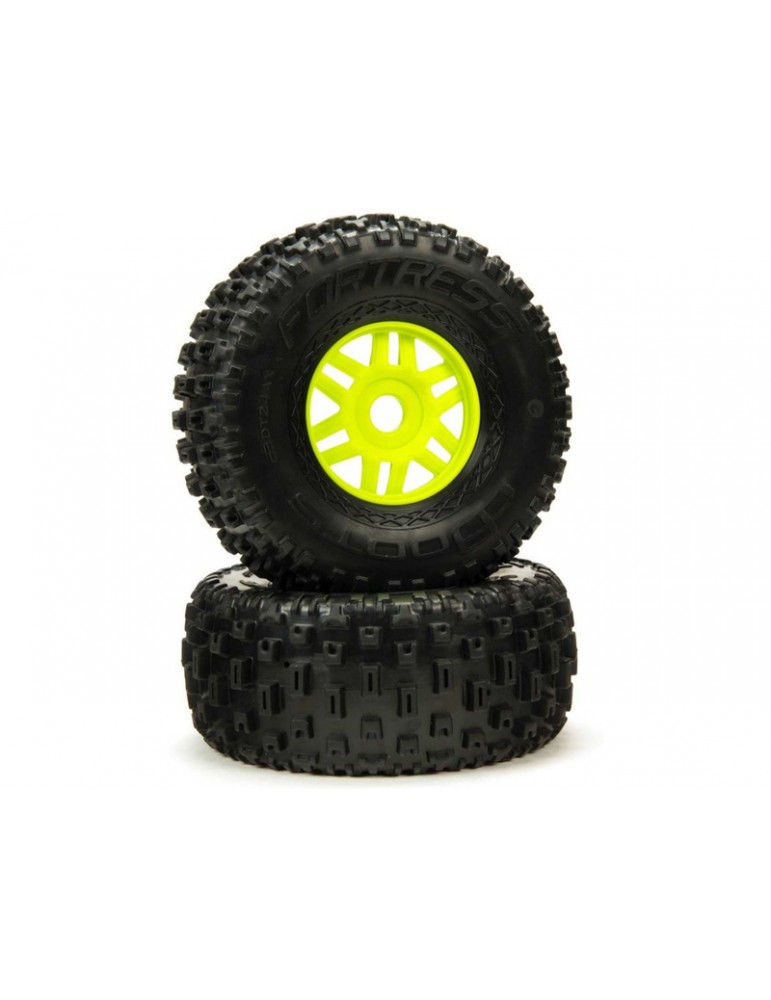 Arrma dBoots Fortress Tyre Set Green (Pair)