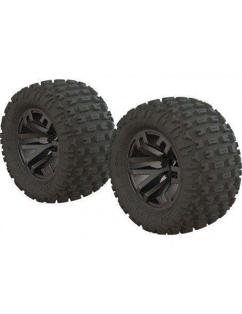 Ratai 2.8" dBoots Fortress MT Gun Metal Arrma RC dalys – CyborgShop