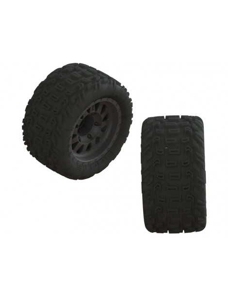 Arrma 1/10 dBoots Katar MT Pre-Mounted Tire 14mm Hex (2)