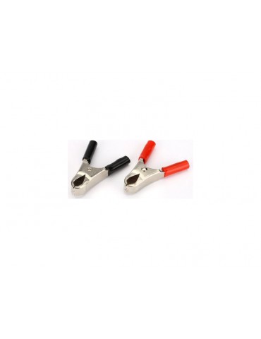 Krokodilklemmen w/4mm Bullet Jack (2)