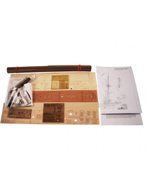 Dušek Golden Hind 1577 1:72 kit