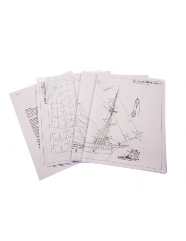 Dušek Golden Hind 1577 1:72 kit