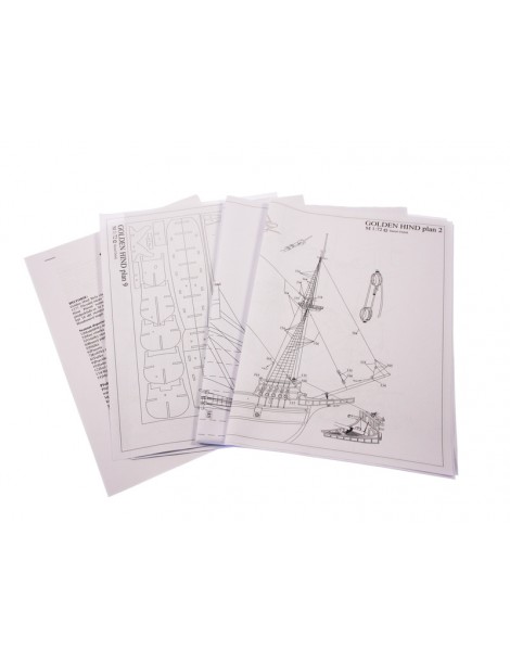 Dušek Golden Hind 1577 1:72 kit