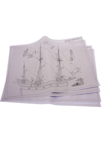 Dušek Golden Hind 1577 1:72 kit