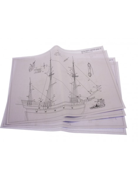 Dušek Golden Hind 1577 1:72 kit