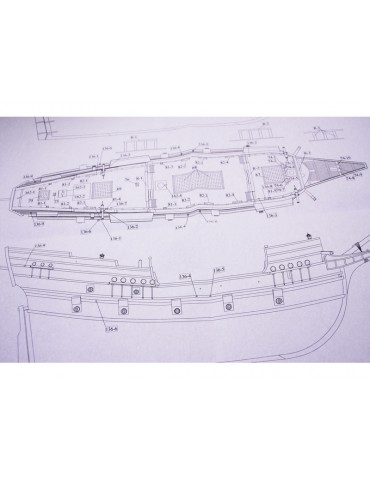 Dušek Golden Hind 1577 1:72 kit