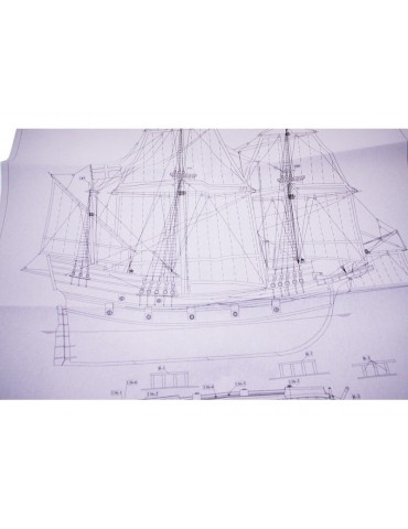 Dušek Golden Hind 1577 1:72 kit