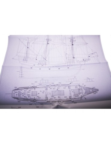 Dušek Golden Hind 1577 1:72 kit