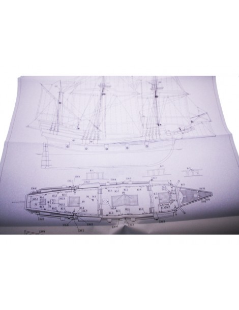 Dušek Golden Hind 1577 1:72 kit