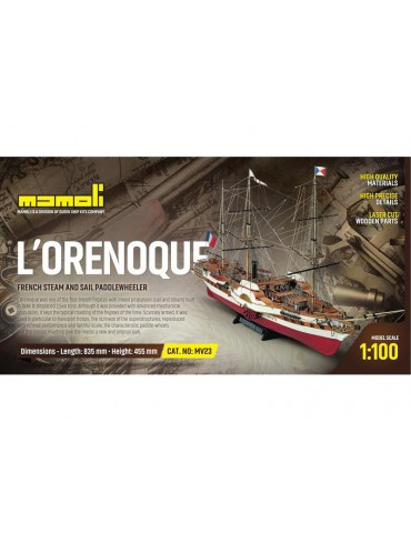 MAMOLI L'Orenoque 1848 1:100 kit