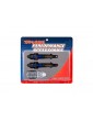 Traxxas Shocks, GTR long blue-anodized, PTFE-coated bodies, TiN shafts (2)
