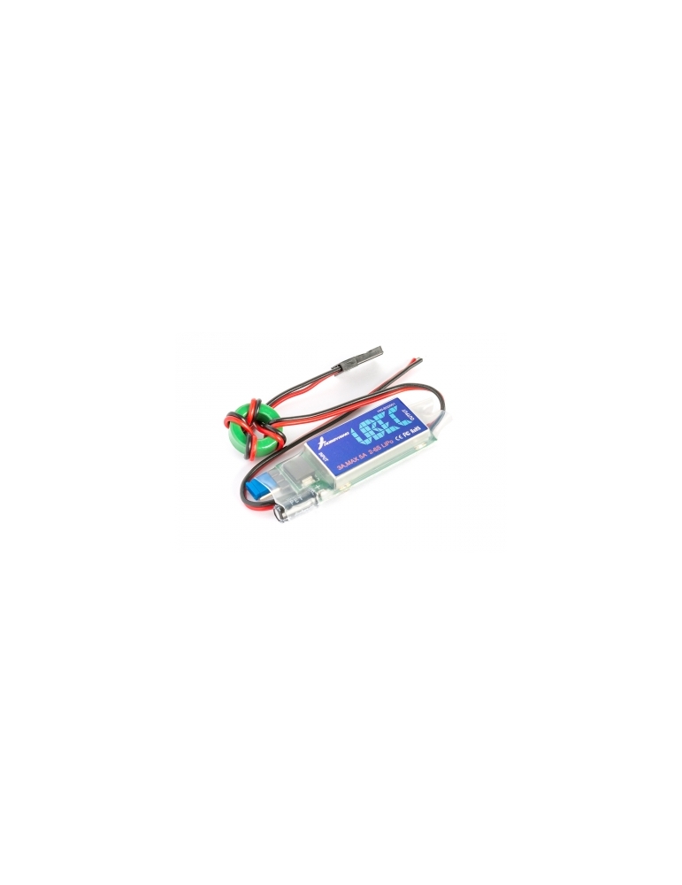 UBEC 3A 2–6S LiPo įtampos reguliatorius RC modeliams
