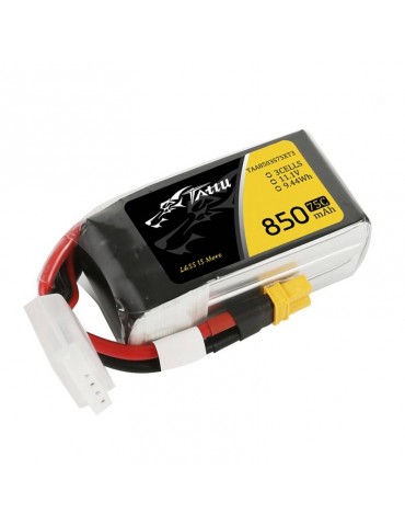 Akumulator Tattu 850mAh 11.1V 75C 3S1P Konektor XT30