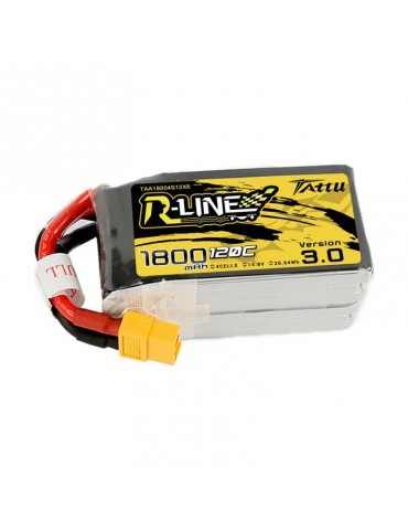 Akumulator Tattu R-Line Version 3.0 1800mAh 14,8V 120C 4S1P XT60