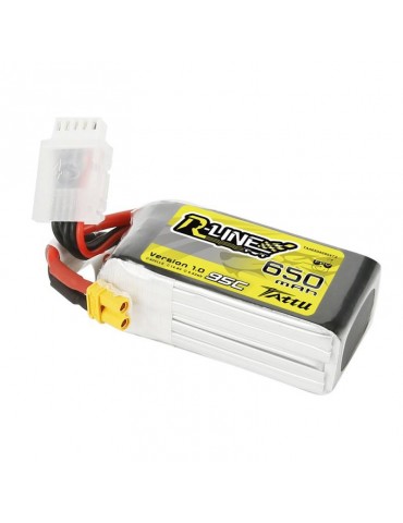 Akumuliatorius Tattu R-Line 650mAh 14,8V 95C 4S1P XT30